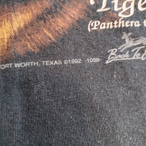 1992 vintage single stitch tiger nature extra large t-shirt - Picture 5 of 7
